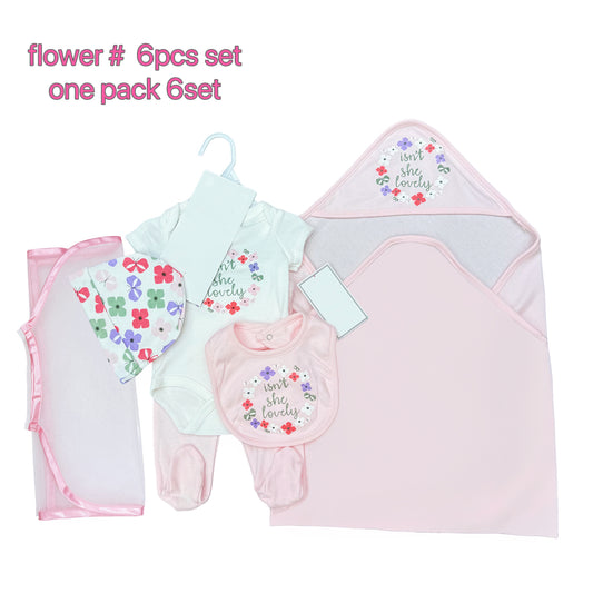 Flower pink /6 pcs set