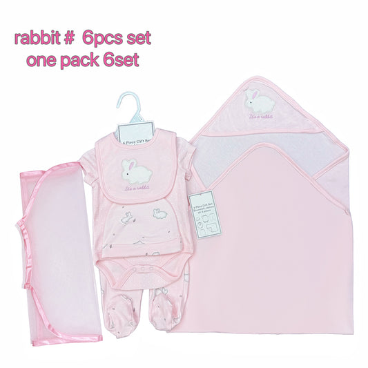 Rabbit pink / 6 pcs set