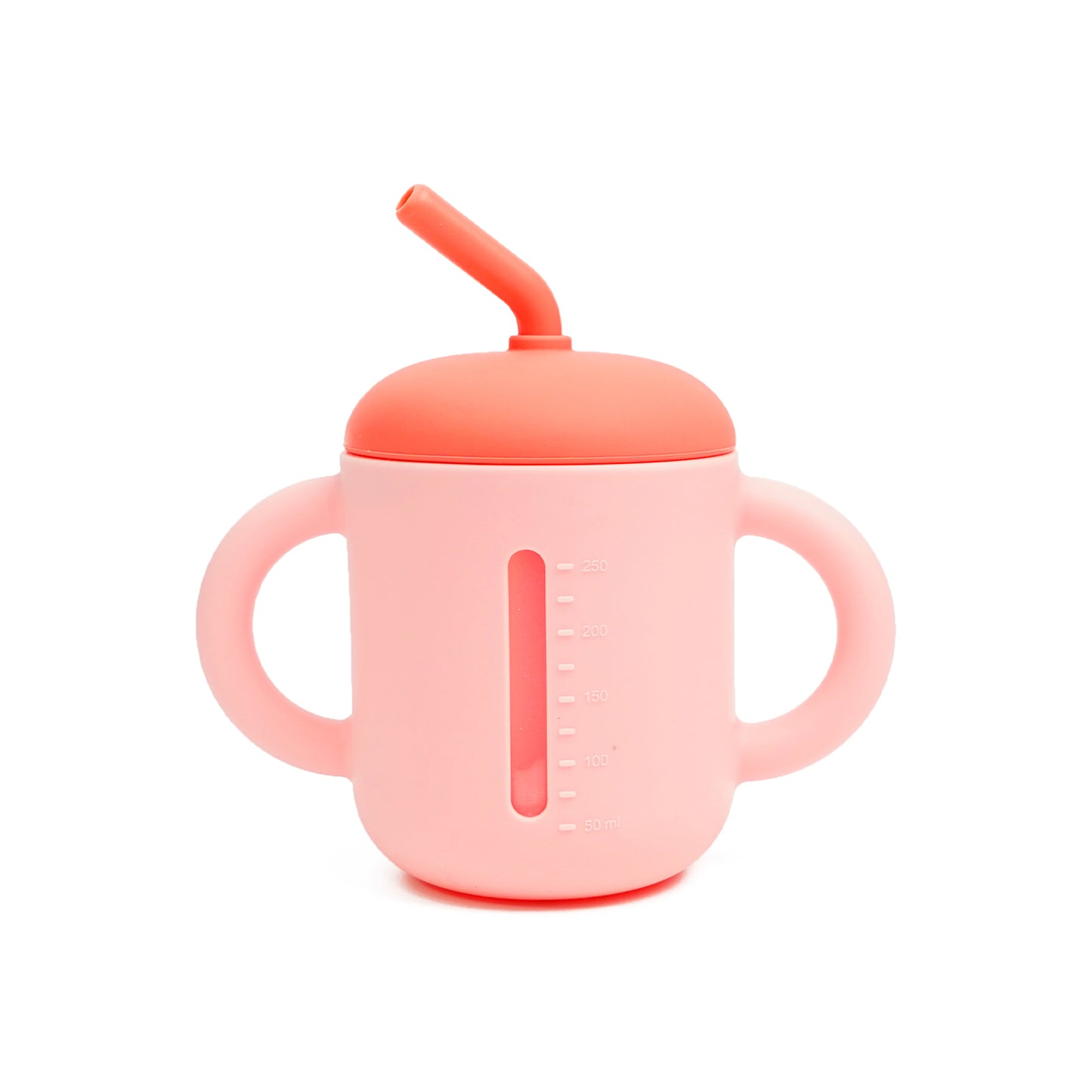 Two-tone curved sippy cup