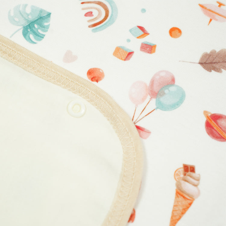 GOTS Organic Printed Sleeveless Sleeping Bag (Summer)