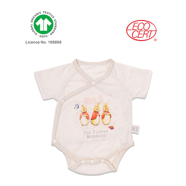 Peter Rabbit GOTS Certified Organic Short-sleeved Side Button Shirt