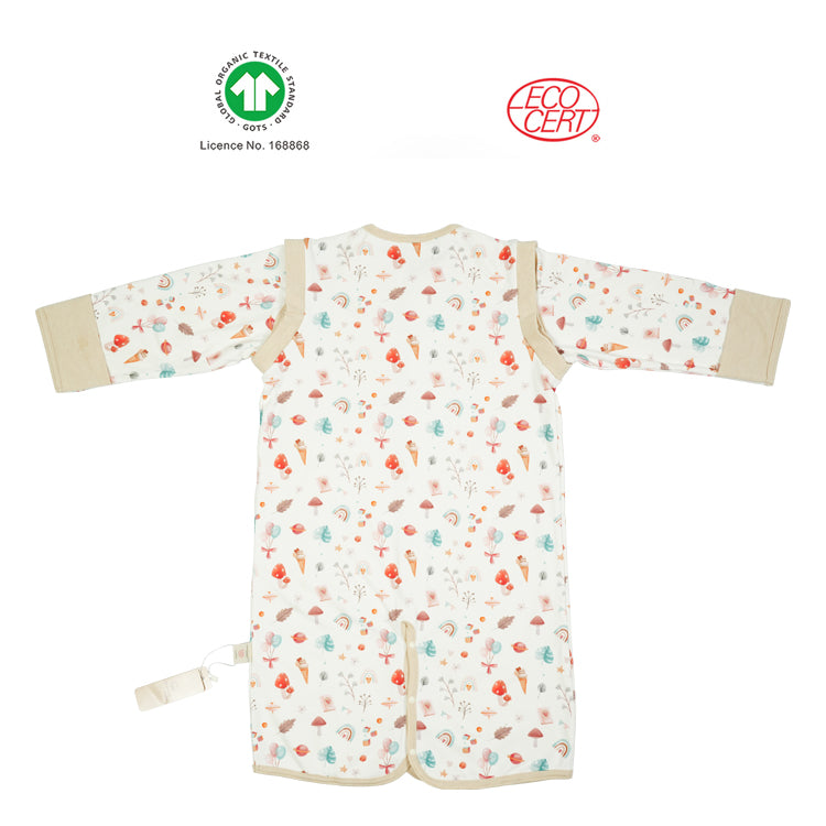 GOTS Organic Printed Sleeveless Sleeping Bag (Summer)
