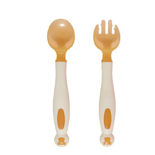 Cutlery Set:Silicone Spoon and Fork