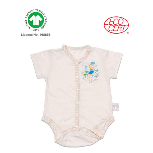 Peter Rabbit GOTS Certified Organic Short-sleeved Mid-button Shirt