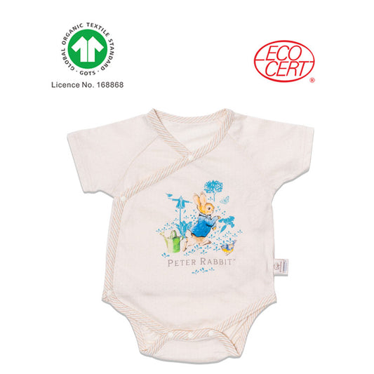 Peter Rabbit GOTS Certified Organic Short-sleeved Side Button Shirt