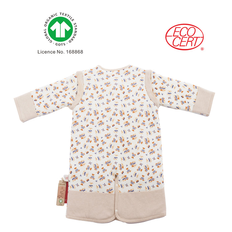 GOTS Certified Organic 2 in 1 Sleeved or Sleeveless Sleeping Bag (Winter)