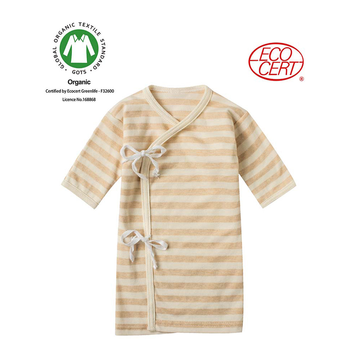 GOTS Certified Organic Long-Sleeved Kimono