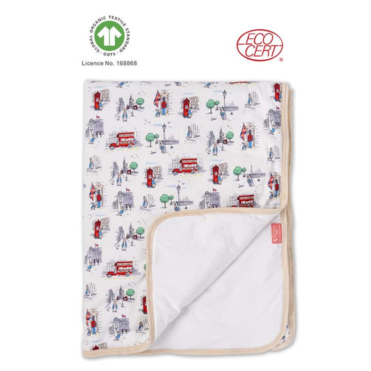 GOTS Certified Peter Rabbit Baby Blanket